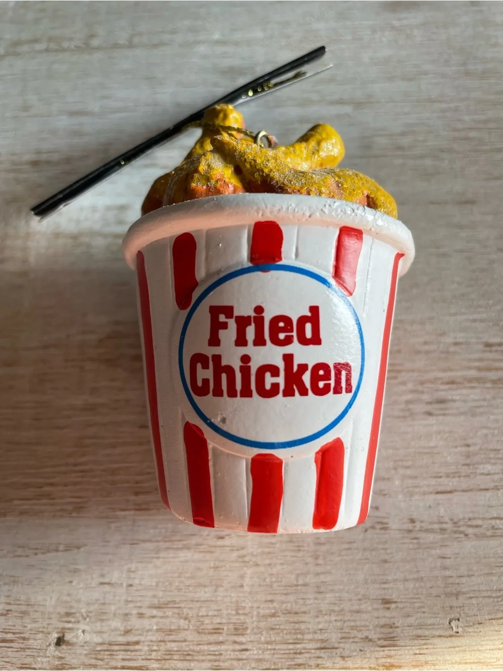 Bucket Of Fried Chicken Christmas Ornament